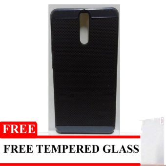 Gambar Case for Infinix Hot S X521 iPaky Neo Hybrid Series   Biru Navi +Gratis Tempered Glass