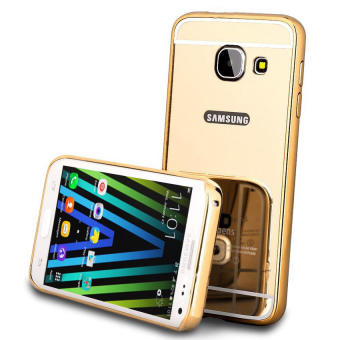 Gambar Case For Samsung Galaxy J1 Mini Bumper Slide Mirror   Gold