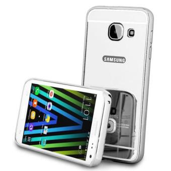 Gambar Case For Samsung Galaxy J1 Mini Bumper Slide Mirror   Silver