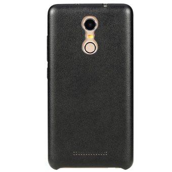 Gambar Case For Xiaomi Redmi Note 3 Pro   Redmi Note 3 Leather Hybrid BackCase Cover   Hitam