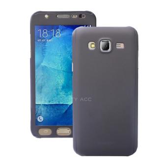 Gambar Case Front Back 360 Degree Full Protection for Samsung Galaxy J5  Grey + Tempered Glass