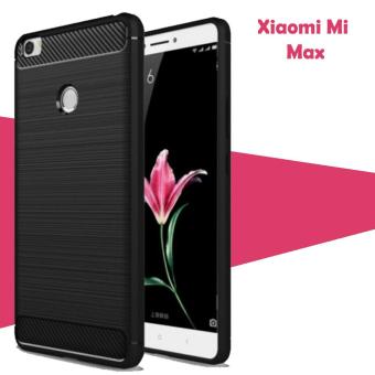 Gambar Case Ipaky Carbon Fiber for Xiaomi Mi Max Softcase PremiumShockproof TPU   Hitam