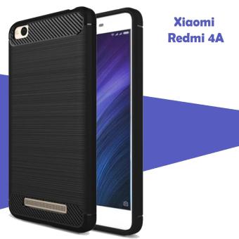 Gambar Case Ipaky Carbon Fiber for Xiaomi Redmi 4A Softcase PremiumShockproof TPU   Hitam