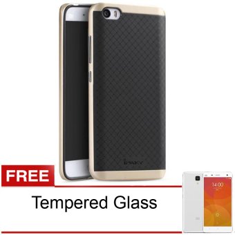 Gambar Case Ipaky Neo Hybrid For Xiaomi Mi 4i + Tempered Glass   Gold