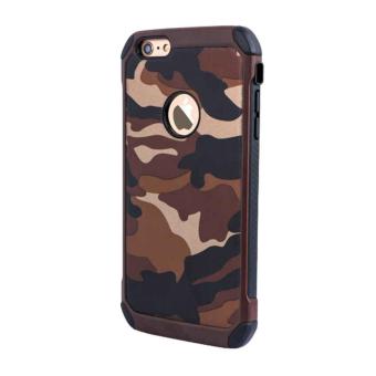 Jual Case Iphone 6 6s Army Series FREE Tempered Glass Online Review