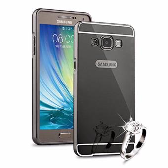 Gambar Case Metal for Samsung Galaxy J1 Mini Prime Aluminium Bumper With Mirror Backdoor Slide   Black