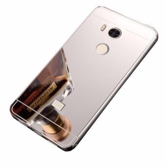 Gambar Case Metal for Xiaomi Redmi 4s Aluminium Bumper With MirrorBackdoor Slide   Silver