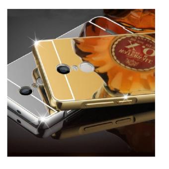 Gambar Case Metal Mirror Aluminium Bumper Case For Xiaomi Redmi Note 4  Gold