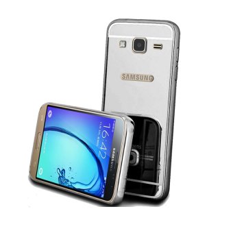 Gambar Case Mirror Aluminium Bumper For Samsung Galaxy Grand I9082   Black