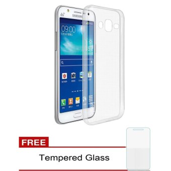 Gambar Case Samsung Galaxy A3 (A300) Ultrathin Aircase   Clear + Gratis Tempered Glass