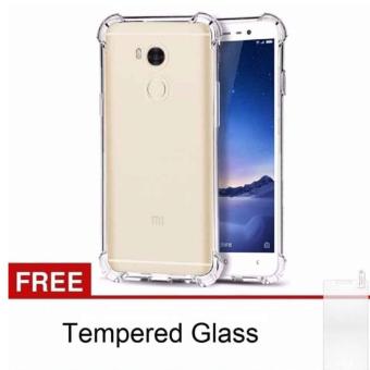 Gambar CASE SOFTCASE ANTI SHOCK   ANTI CRACK FUZE FOR XIAOMI REDMI NOTE 4  CLEAR FREE TEMPERED GLASS