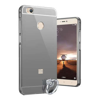 Gambar Casing Aluminium Bumper Mirror for Xiaomi Mi 4S   Black