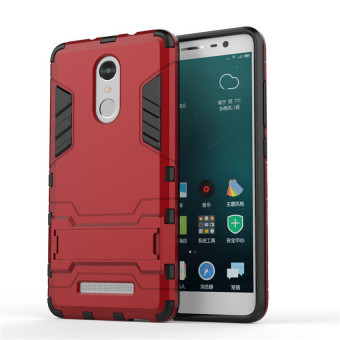 Gambar Casing Armor Kickstand Series For Xiaomi Redmi Note 3 Pro   Merah