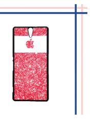 jual casing gambar motif hardcase untuk hp sony xperia c5 ultra c5 pink glitter apple jual casing gambar motif hardcase untuk hp sony xperia c5 ultra c5 pink glitter apple