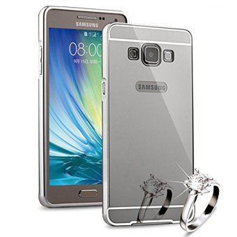 Gambar Casing Metal Bumper Mirror for Samsung Galaxy E7   Silver