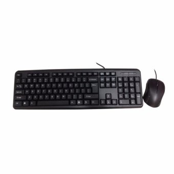 Gambar Castello Keyboard Mouse USB SB 117 (Black)