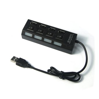 Gambar CCC USB HUB 4 Port 2.0 Saklar On Off   USB Hub 4 Port Switch LED