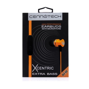 Gambar Cennotech Xcentric Earphone   Earbuds   Headset Extra Bass with Mic