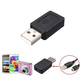 Gambar Channy New USB 2.0 Standard Male to Mini USB Female 5 pin (B5) Jack Adapter Connector (Intl) NEW   intl