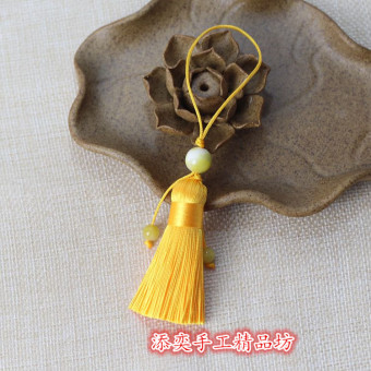 Gambar Chinese style cute tassled short pendant phone chain lanyard