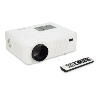 Gambar CL740 3000LM 800x480 Home Theater LED Projector With RemoteController, Support HDMI, VGA, YPbPr, Video, Audio, TV, USBInterfaces(White)   intl