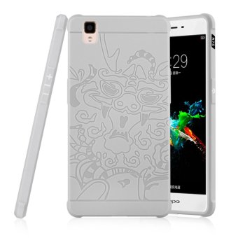 Gambar COCOSE Phone Case For OPPO R7S Dragon Pattern Silicone TPU Back Cover Shockproof Waterproof Dirt Resistant Phone Shell   intl