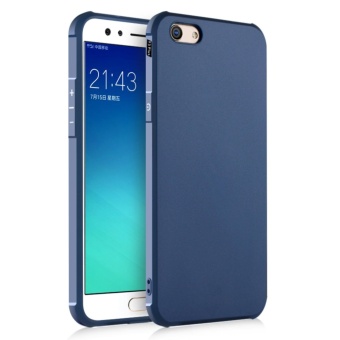 Gambar COCOSE Silicone Soft Rubber Slim Back Case for OPPO F3 Plus(Blue)   intl