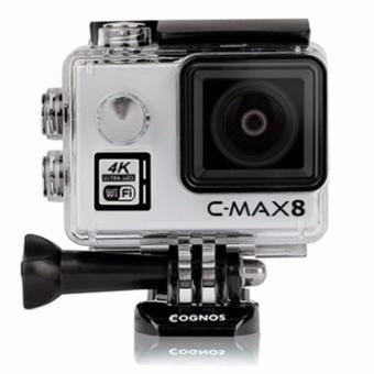Gambar Cognos Omega 4K C MAX 8 Action Camera 16 MP   MIKA BOX   Silver