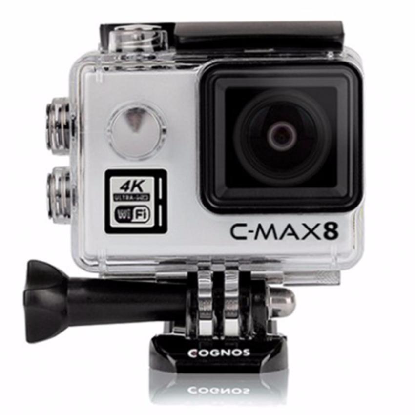 image:                  Cognos Omega 4K C-MAX 8 Action Camera 16 MP - MIKA BOX - Silver                              