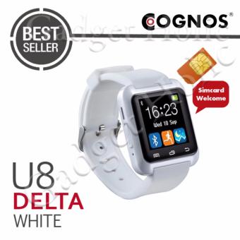 Gambar Cognos U8 Delta GSM SIM CARD Smartwatch   Putih