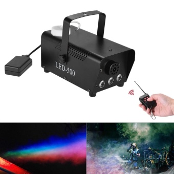 Gambar Colorful Wireless 400 Watt Fogger Fog Smoke Machine with Color Lights(Red, Blue, Green) Remote Control for Party Live Concert DJ Bar KTV Stage Effect   intl