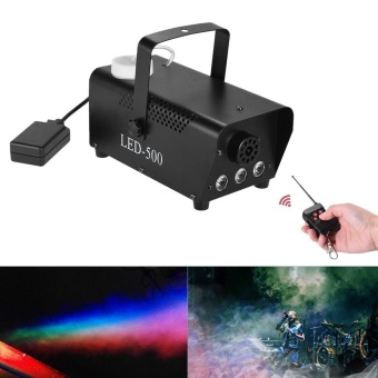 Gambar Colorful Wireless 400 Watt Fogger Fog Smoke Machine with ColorLights(Red, Blue, Green) Remote Control for Party Live Concert DJBar KTV Stage Effect   intl