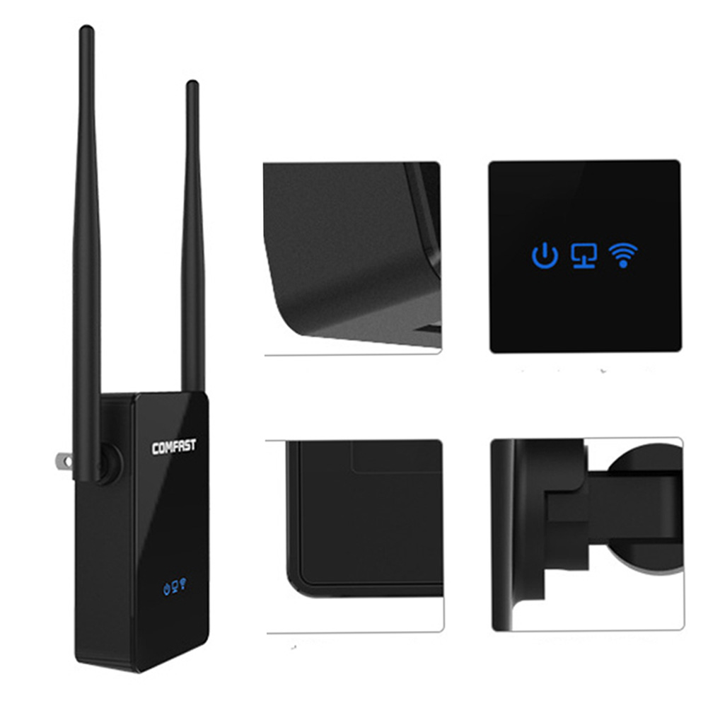 COMFAST pengulang 300 m rentang jaringan router WiFi 802.11nExtender Penguat Sinyal ...