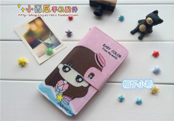 Gambar Coolpad 5891Q Pelindung Lengan Dicat Kartun Handphone Shell