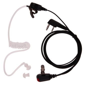 Gambar Covert Acoustic Tube Earpiece PTT MIC with Indicator Light for Baofeng   intl