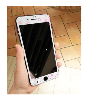 Gambar Cute embossed peach shy protective film Film