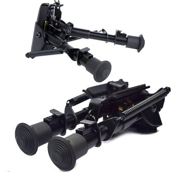 Gambar Cyber 6 Inch Adjustable Scalable Spring Return Bipod Swivel Bipod EP98   intl