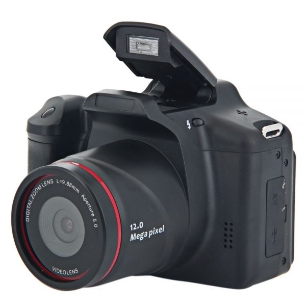 Harga D2000 2.8 inci layar TFT 5 megapiksel 4 x DV kamera digitalmeningkat (Hitam)