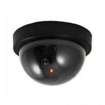 Gambar Dbest Dummy CCTV LED Light   Replica Dome CCTV   Hitam