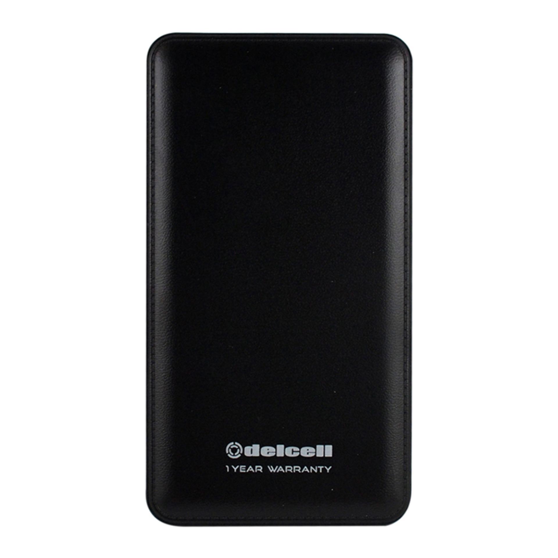 Delcell Fit Powerbank 12000 mAh -  Black