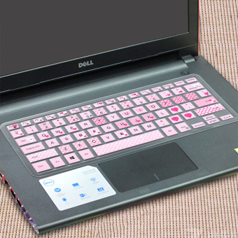 Gambar Dell 14cd notebook keyboard komputer film pelindung