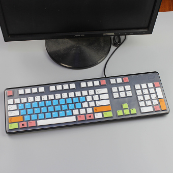 Gambar Dell kb212 b kb4021 sk8120 keyboard film pelindung desktop yang komputer satu mesin