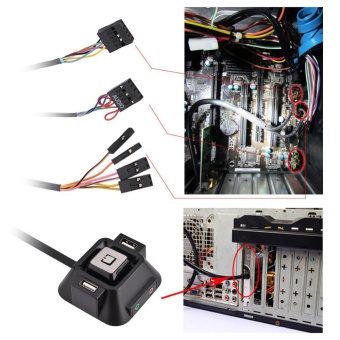 jual 2 usb 2 0 ports pc komputer depan panel usb jual 2 usb 2 0 ports pc komputer depan panel usb