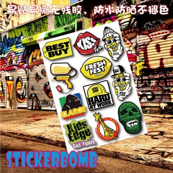 Gambar Digital stiker grafiti stiker stiker komputer