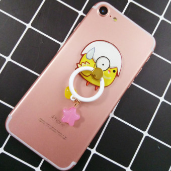 Gambar Ditambah iphone6 7plus lucu tiga dimensi anak ayam liontin braket