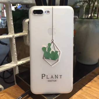 Gambar Ditambah iphone6 i7 segar lega buram soft shell shell ponsel