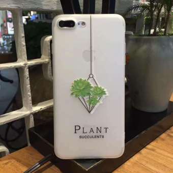 Gambar Ditambah iphone6 i7 segar lega buram soft shell shell ponsel