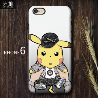 Gambar Ditambah iphone6s Bo ayat yang sama Pikachu Apple cangkang keras