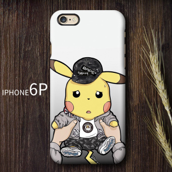 Gambar Ditambah iphone6s Bo ayat yang sama Pikachu Apple cangkang keras