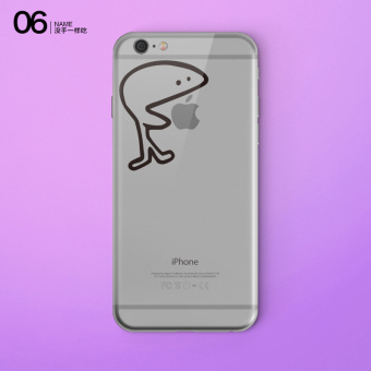 Gambar Ditambah iphone6s lokal stiker stiker ponsel